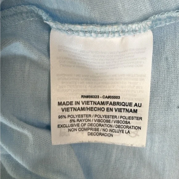 Nike Women's Dri-Fit Blue, Light Blue, Light Gray Scoop Neck Tees. Size S - Picture 4 of 9